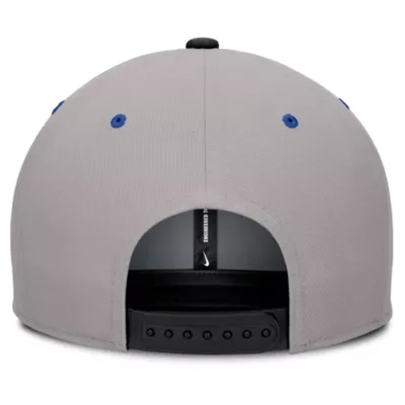 NCAA Nike Black/Gray Kentucky Wildcats Prep Pro Performance Snapback Hat