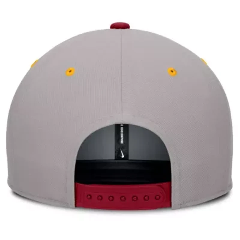 NCAA Nike Garnet/Gray Florida State Seminoles Prep Pro Performance Snapback Hat