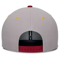 NCAA Nike Garnet/Gray Florida State Seminoles Prep Pro Performance Snapback Hat