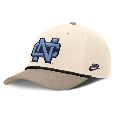 NCAA Nike North Carolina Tar Heels Rise Legacy Throwback Logo Adjustable Hat