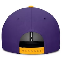 NCAA Nike Purple/Cream LSU Tigers Pro Legacy Script Snapback Hat