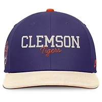 NCAA Nike Purple/Cream Clemson Tigers Pro Legacy Script Snapback Hat