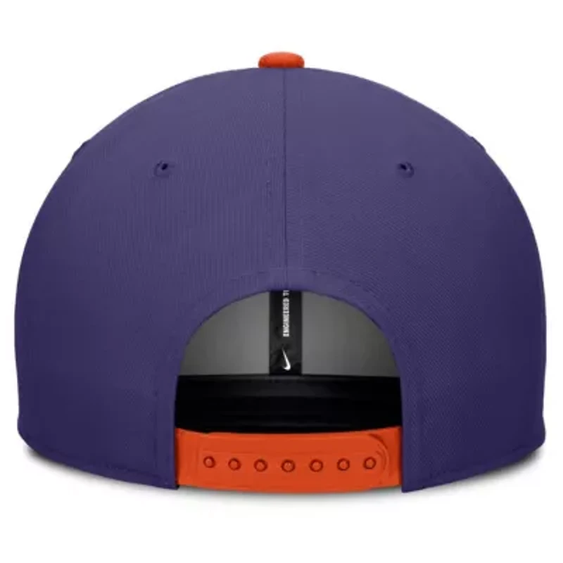 NCAA Nike Purple/Cream Clemson Tigers Pro Legacy Script Snapback Hat