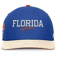 NCAA Nike Royal/Cream Florida Gators Pro Legacy Script Snapback Hat