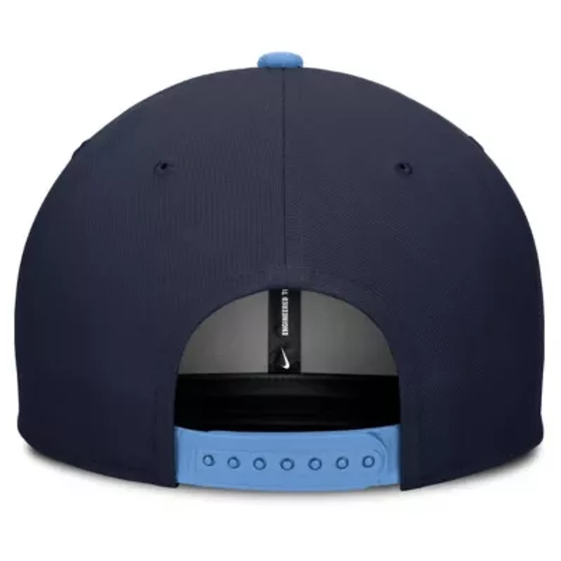 NCAA Nike Navy/Cream North Carolina Tar Heels Pro Legacy Script Snapback Hat