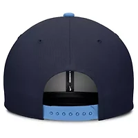 NCAA Nike Navy/Cream North Carolina Tar Heels Pro Legacy Script Snapback Hat