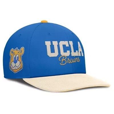 NCAA Nike Blue/Cream UCLA Bruins Pro Legacy Script Snapback Hat