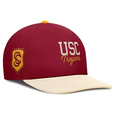 NCAA Nike Cardinal/Cream USC Trojans Pro Legacy Script Snapback Hat