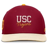 NCAA Nike Cardinal/Cream USC Trojans Pro Legacy Script Snapback Hat