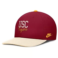 NCAA Nike Cardinal/Cream USC Trojans Pro Legacy Script Snapback Hat