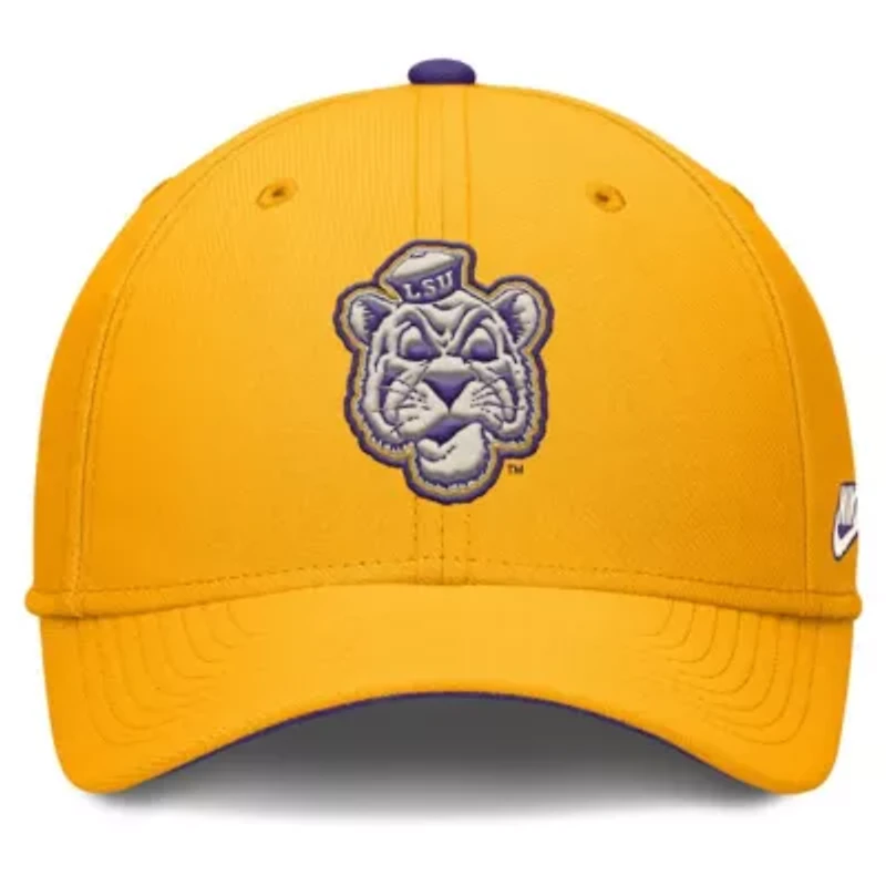 NCAA Nike LSU Tigers Legacy Rise Performance Flex Hat
