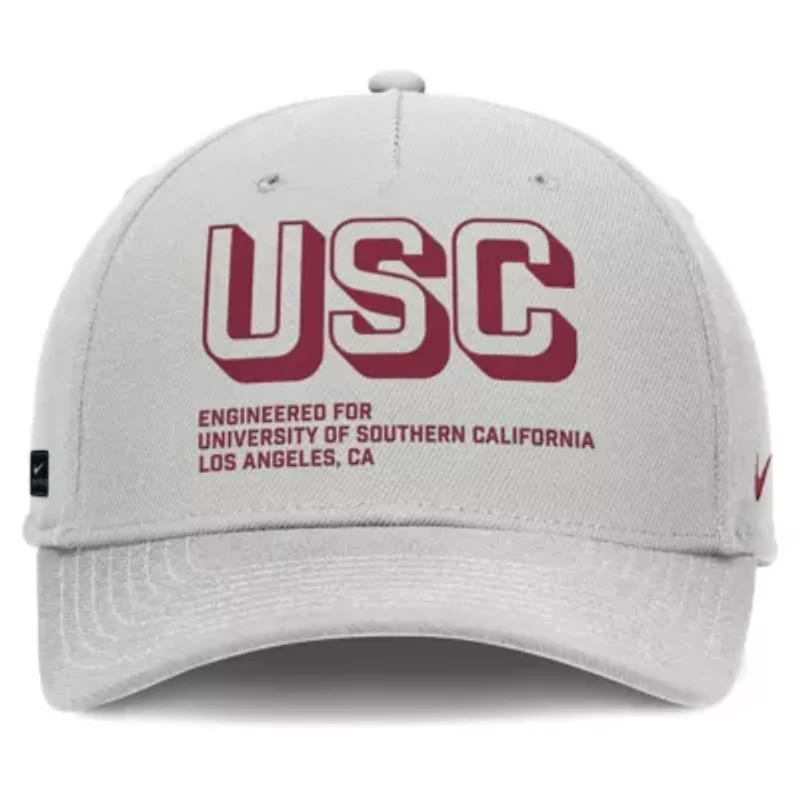 NCAA Nike USC Trojans 2025 Sideline Dust Pinched Rise Adjustable Hat