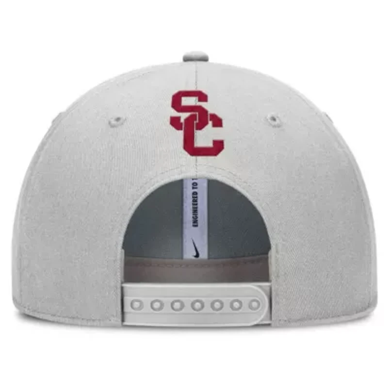 NCAA Nike USC Trojans 2025 Sideline Dust Pinched Rise Adjustable Hat