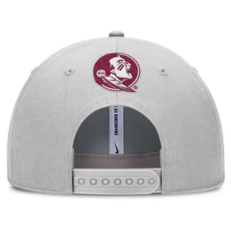 NCAA Nike Florida State Seminoles 2025 Sideline Dust Pinched Rise Adjustable Hat
