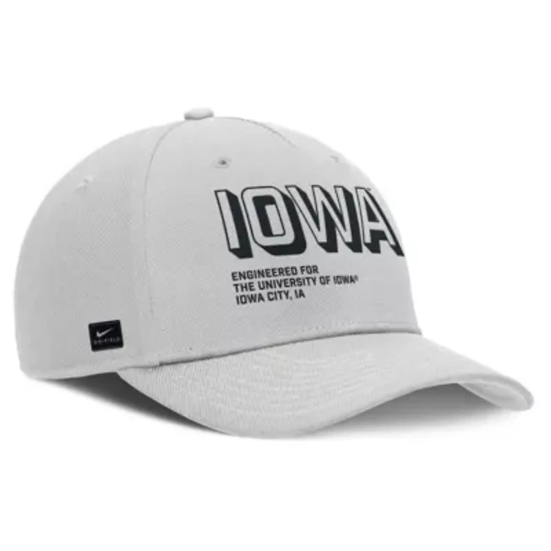 NCAA Nike Iowa Hawkeyes 2025 Sideline Dust Pinched Rise Adjustable Hat