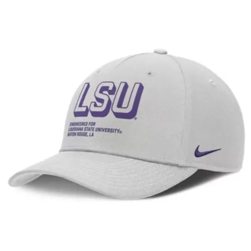 NCAA Nike LSU Tigers 2025 Sideline Dust Pinched Rise Adjustable Hat