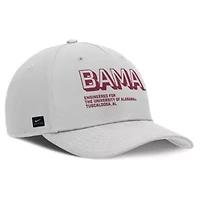 Alabama Crimson Tide NCAA Nike Alabama Tide 2025 Sideline Dust Pinched Rise Adjustable Hat