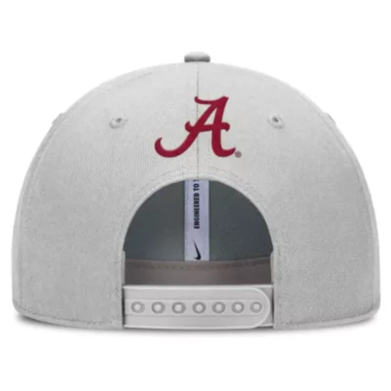 Alabama Crimson Tide NCAA Nike Alabama Tide 2025 Sideline Dust Pinched Rise Adjustable Hat