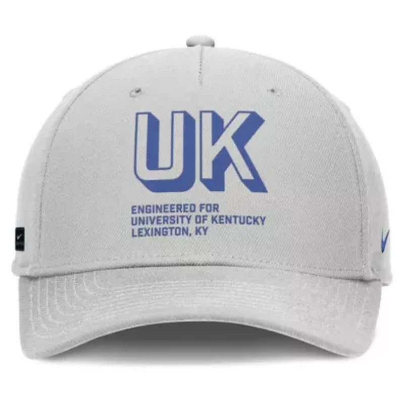 NCAA Nike Kentucky Wildcats 2025 Sideline Dust Pinched Rise Adjustable Hat