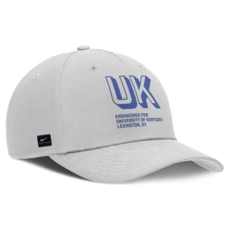 NCAA Nike Kentucky Wildcats 2025 Sideline Dust Pinched Rise Adjustable Hat