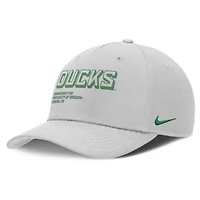 NCAA Nike Oregon Ducks 2025 Sideline Dust Pinched Rise Adjustable Hat