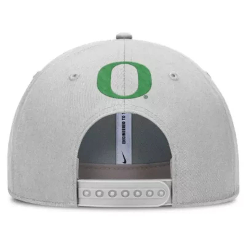 NCAA Nike Oregon Ducks 2025 Sideline Dust Pinched Rise Adjustable Hat
