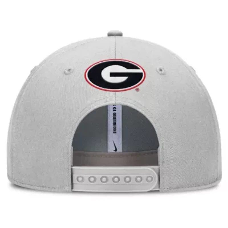 NCAA Nike Georgia Bulldogs 2025 Sideline Dust Pinched Rise Adjustable Hat