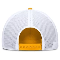 NCAA Nike Gold/White West Virginia Mountaineers 2025 On-Field Rise Engineered Trucker Adjustable Hat