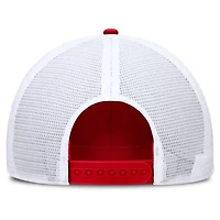 NCAA Nike Scarlet/White Ohio State Buckeyes 2025 On-Field Rise Engineered Trucker Adjustable Hat