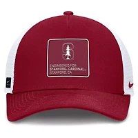 Stanford Cardinal NCAA Nike Cardinal/White Stanford 2025 On-Field Rise Engineered Trucker Adjustable Hat
