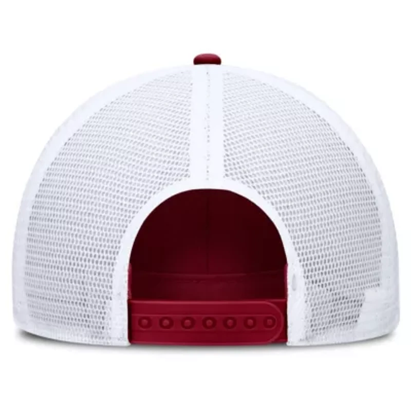 Stanford Cardinal NCAA Nike Cardinal/White Stanford 2025 On-Field Rise Engineered Trucker Adjustable Hat