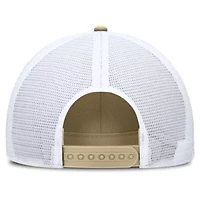NCAA Nike Gold/White Florida State Seminoles 2025 On-Field Rise Engineered Trucker Adjustable Hat