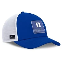 Duke Blue Devils NCAA Nike Royal/White Duke Devils 2025 On-Field Rise Engineered Trucker Adjustable Hat