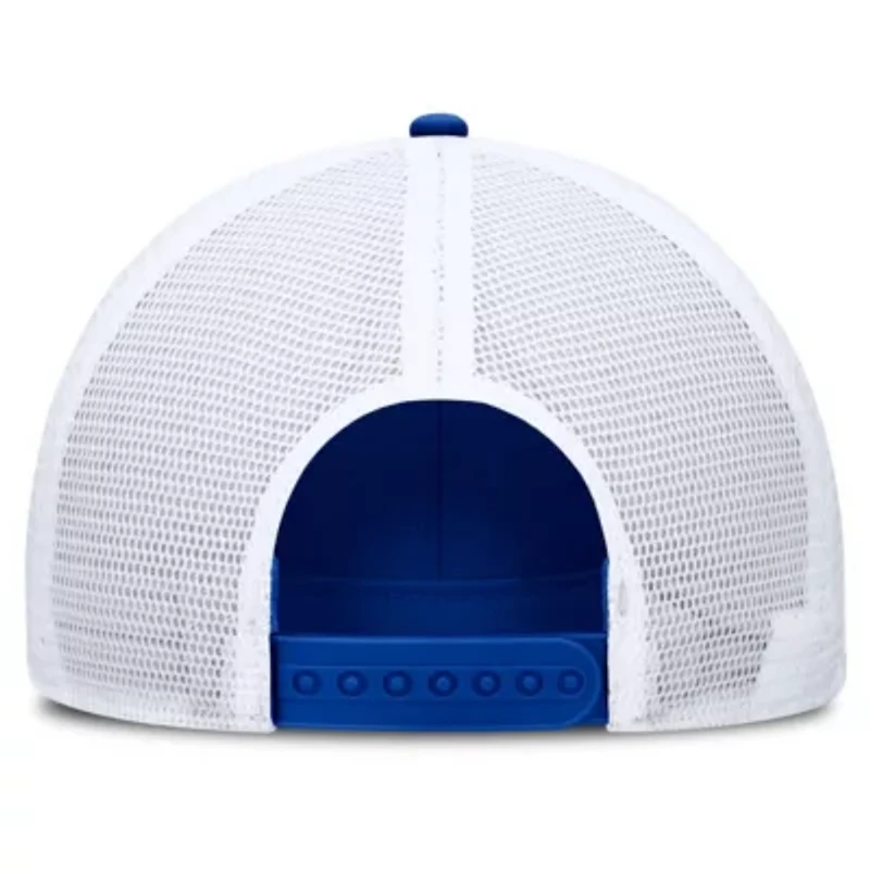 Duke Blue Devils NCAA Nike Royal/White Duke Devils 2025 On-Field Rise Engineered Trucker Adjustable Hat