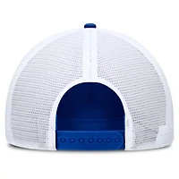 Duke Blue Devils NCAA Nike Royal/White Duke Devils 2025 On-Field Rise Engineered Trucker Adjustable Hat