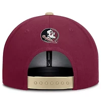NCAA Nike Garnet/Gold Florida State Seminoles 2025 On-Field Patch Pro Dri-FIT Snapback Hat