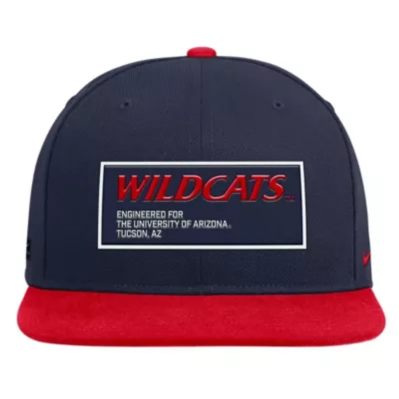 NCAA Nike Navy/Red Arizona Wildcats 2025 On-Field Patch Pro Dri-FIT Snapback Hat