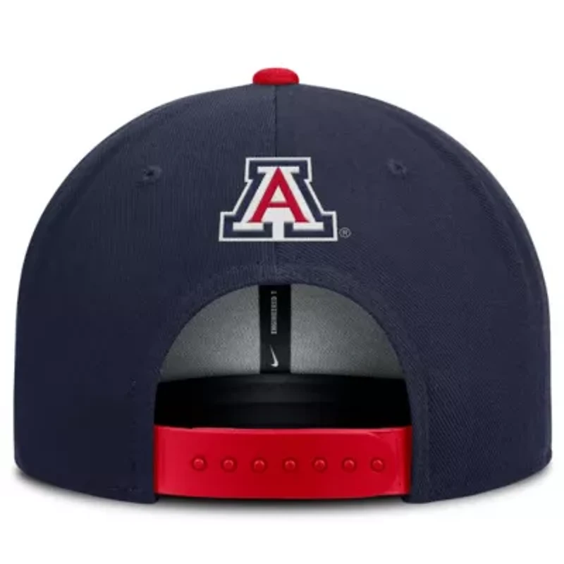 NCAA Nike Navy/Red Arizona Wildcats 2025 On-Field Patch Pro Dri-FIT Snapback Hat