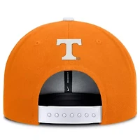 NCAA Nike Tennessee Orange/White Tennessee Volunteers 2025 On-Field Patch Pro Dri-FIT Snapback Hat