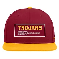 NCAA Nike Cardinal/Gold USC Trojans 2025 On-Field Patch Pro Dri-FIT Snapback Hat