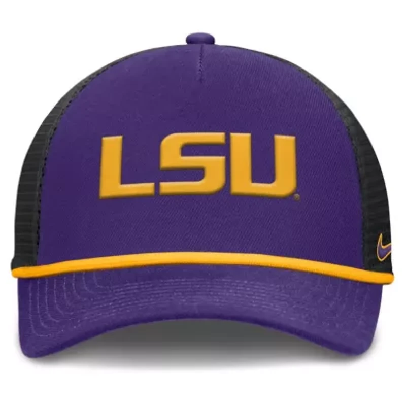 NCAA Nike LSU Tigers Rise Primetime Trucker Adjustable Hat