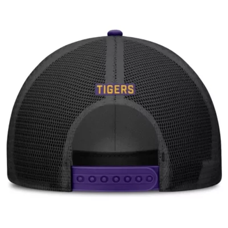 NCAA Nike LSU Tigers Rise Primetime Trucker Adjustable Hat
