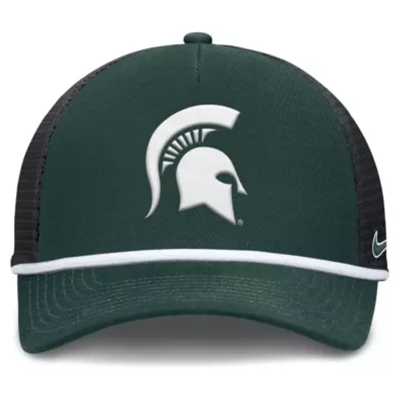 NCAA Nike Michigan State Spartans Rise Primetime Trucker Adjustable Hat