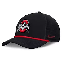 NCAA Nike Ohio State Buckeyes Rise Primetime Trucker Adjustable Hat