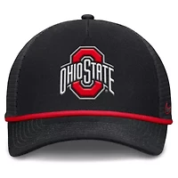 NCAA Nike Ohio State Buckeyes Rise Primetime Trucker Adjustable Hat