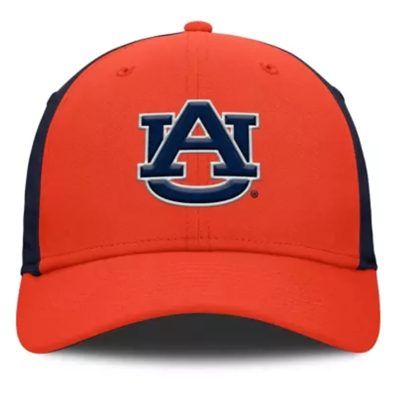 NCAA Nike Orange/Navy Auburn Tigers 2025 Sideline Rise Local Dri-FIT Flex Hat