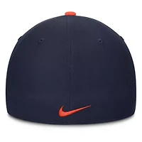 NCAA Nike Orange/Navy Auburn Tigers 2025 Sideline Rise Local Dri-FIT Flex Hat