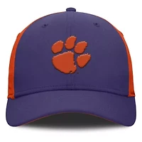 NCAA Nike Purple/Orange Clemson Tigers 2025 Sideline Rise Local Performance Flex Hat