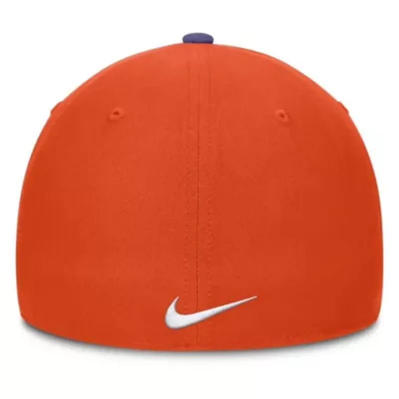 NCAA Nike Purple/Orange Clemson Tigers 2025 Sideline Rise Local Performance Flex Hat