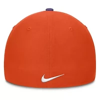 NCAA Nike Purple/Orange Clemson Tigers 2025 Sideline Rise Local Performance Flex Hat